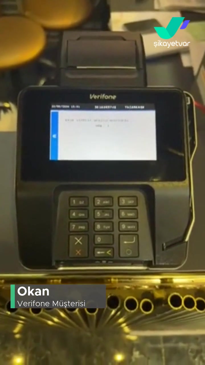 Verifone Kasa Şifresi Sorunu! videonun kapak resmi