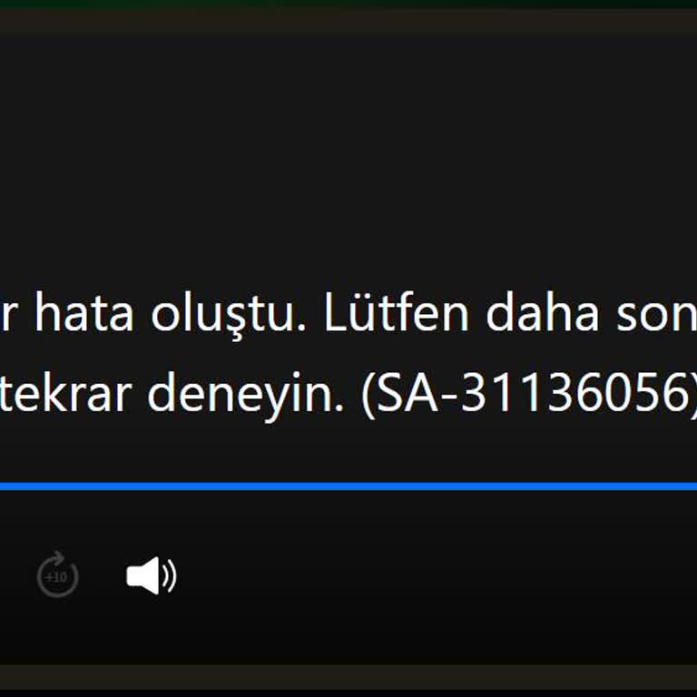 TOD Tv Bir Hata Oluştu. Lütfen Daha Sonra Tekrar Deneyin. (sa-31136056)