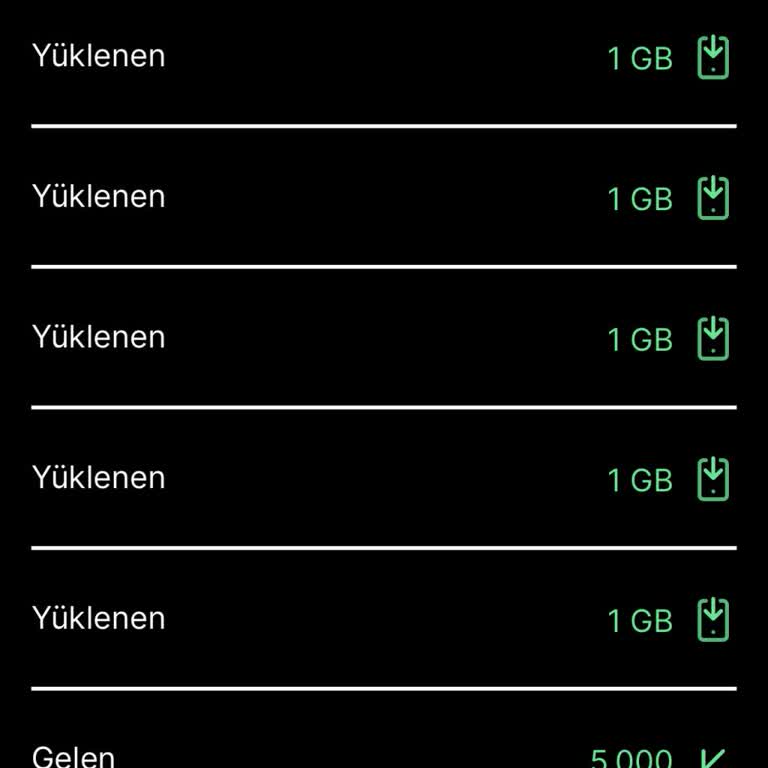 Kim GB İster İnternetim Hattıma Yüklenmedi