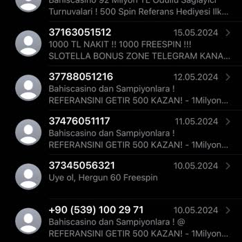 Vodafone Bahis Sitesi Reklam Mesajları