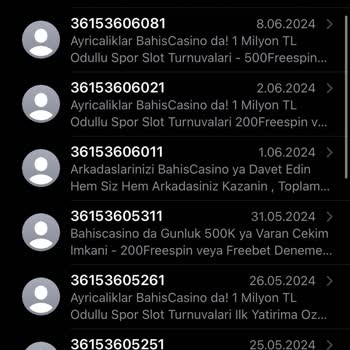Vodafone Bahis Sitesi Reklam Mesajları