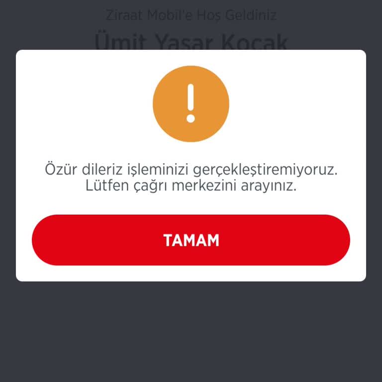 Ziraat Bankası Ziraat Mobilde Yaşanan Erişim Sorunu Ve Müşteri Hizmetleri İlgisizliği