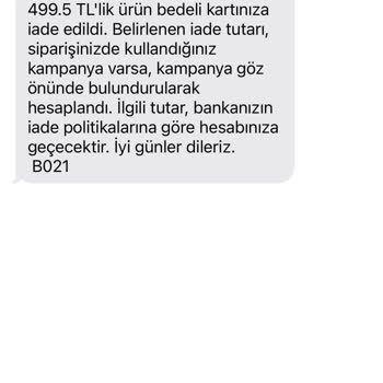 Getir Su Fazla Çekilen Ödeme