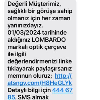 Atasun Optik Ten Yararlanamadığımız Kampanya.