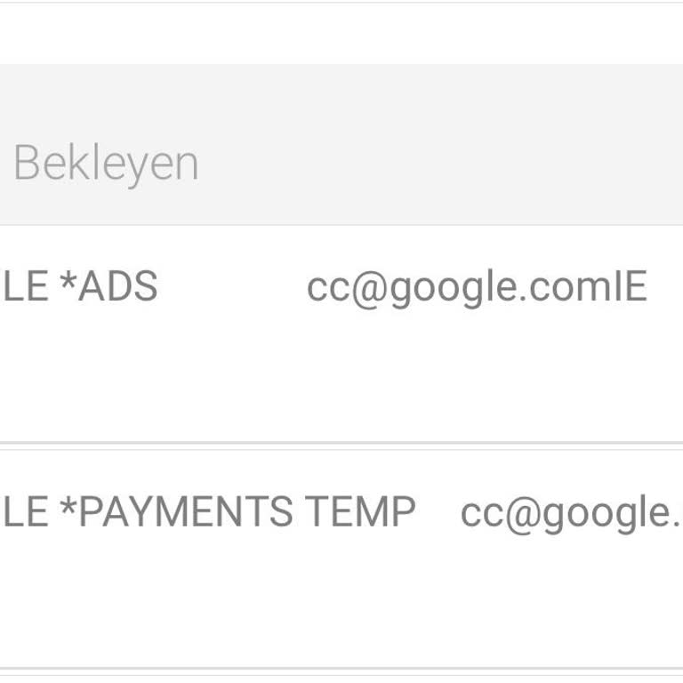 Google Farkında Olmadan Para Çekilmiş