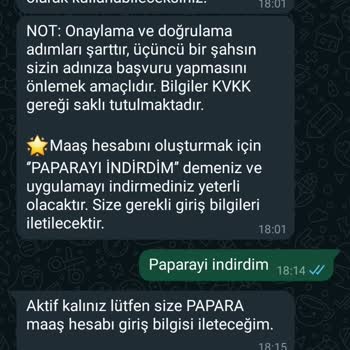 Evde Paketleme Türkiye IBAN'ım Ve T. C. İle Yapılan Hiçbir İşlemi Kabul Etmiyorum