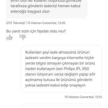Hepsiburada Philips DTS Satıcısı
