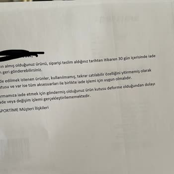 Sportime İade Almıyorlar, Bahane Buluyorlar
