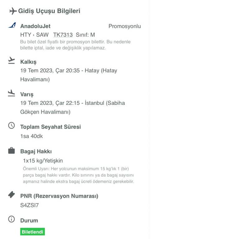Anadolu Jet Ve THY İle Yaşadığım Bilet Mağduriyeti