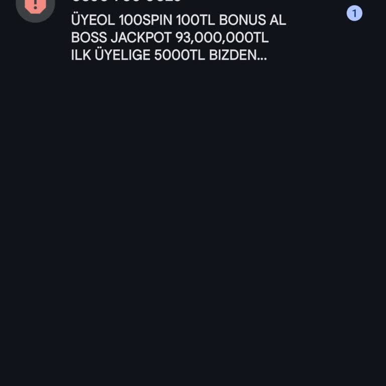 EGT Jackpot SMS Gelmesini İstemiyorum