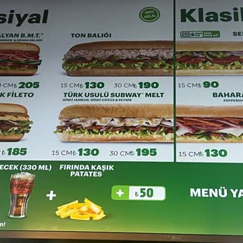 Subway Kartepe Servis Alanı Müşteri Deneyimi