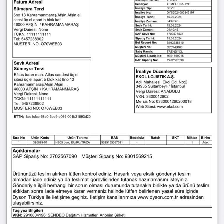 Dyson Kayıt Sıkıntısı Böyle Bir Kayıt Var Deniliyor