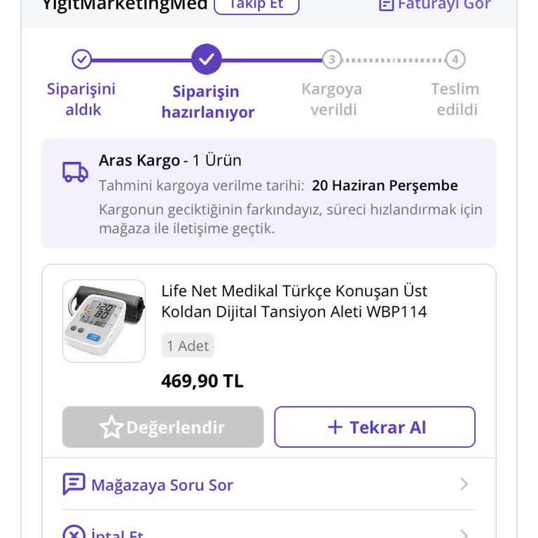 Gönderilmeyen Ürün N11 Mağazası