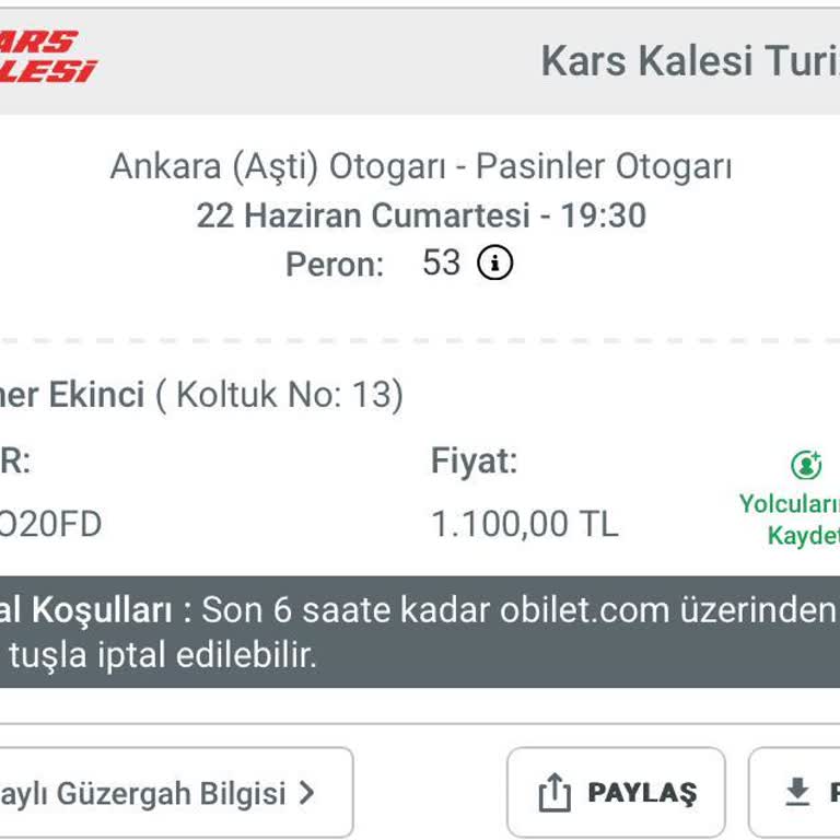Kars Kalesi Turizm Bilgilendirme Eksikliği Yüzünden Kaçan Otobüs Ve Boşa Giden 1100₺