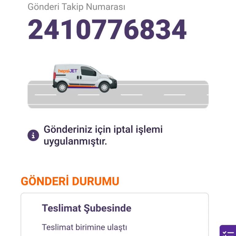 Hepsijet Sorunlu Kargo Firmasi