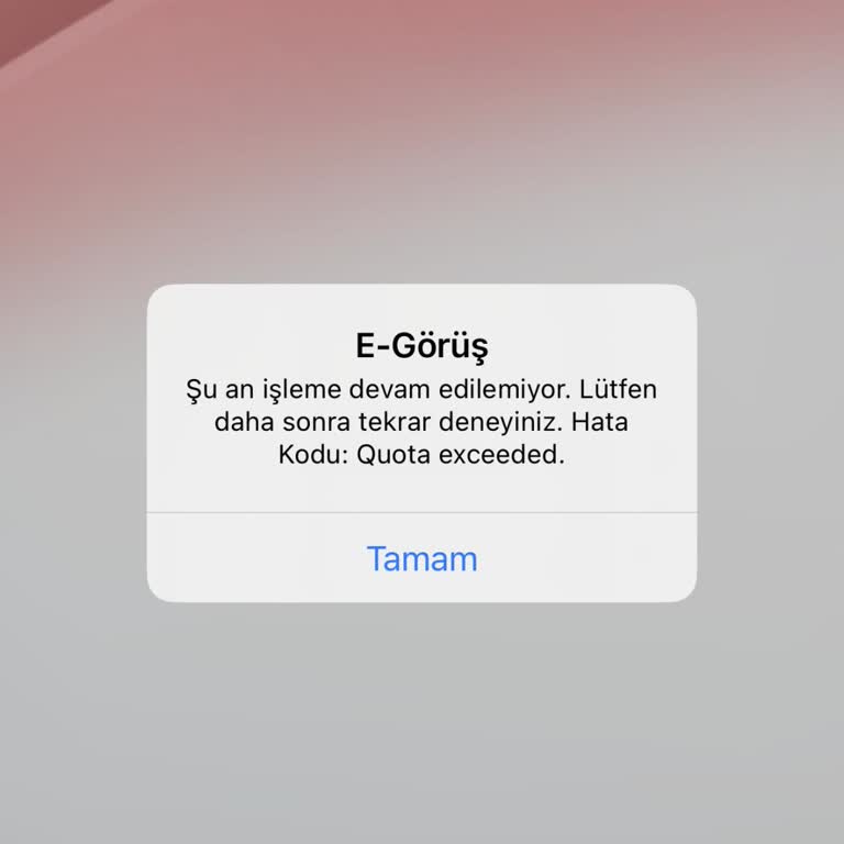 Adalet Bakanlığı E-görüş Hata Veriyor