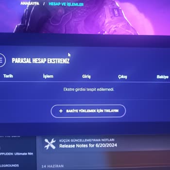Yüklediğim Bakiye EzGlobal Hesabıma İslenmedi