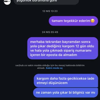 Sarjhub.co Ürün Kararması Orj. Pandora'ya Zarar Veriyor Kötü İletişim