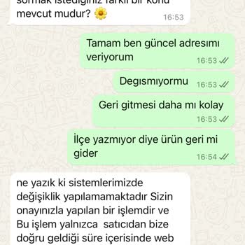 Hepsijet Kargo Adres Değişikliği Yapmadığı İçin Mağduriyet