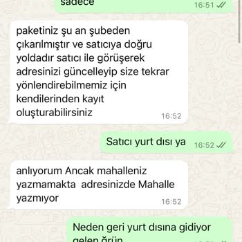 Hepsijet Kargo Adres Değişikliği Yapmadığı İçin Mağduriyet