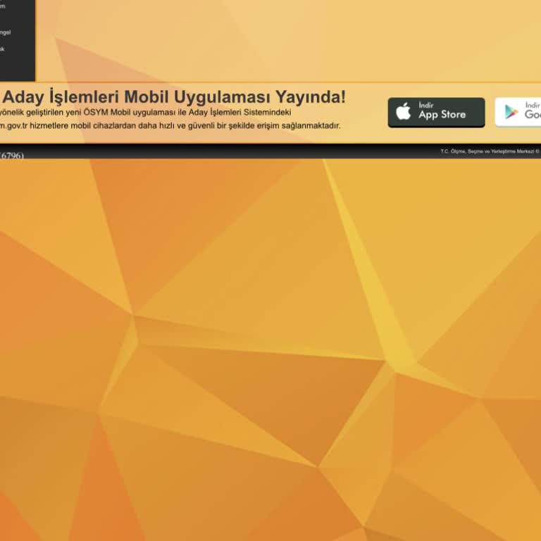 ÖSYM Ön Lisans Başvurusu Yapamıyorum