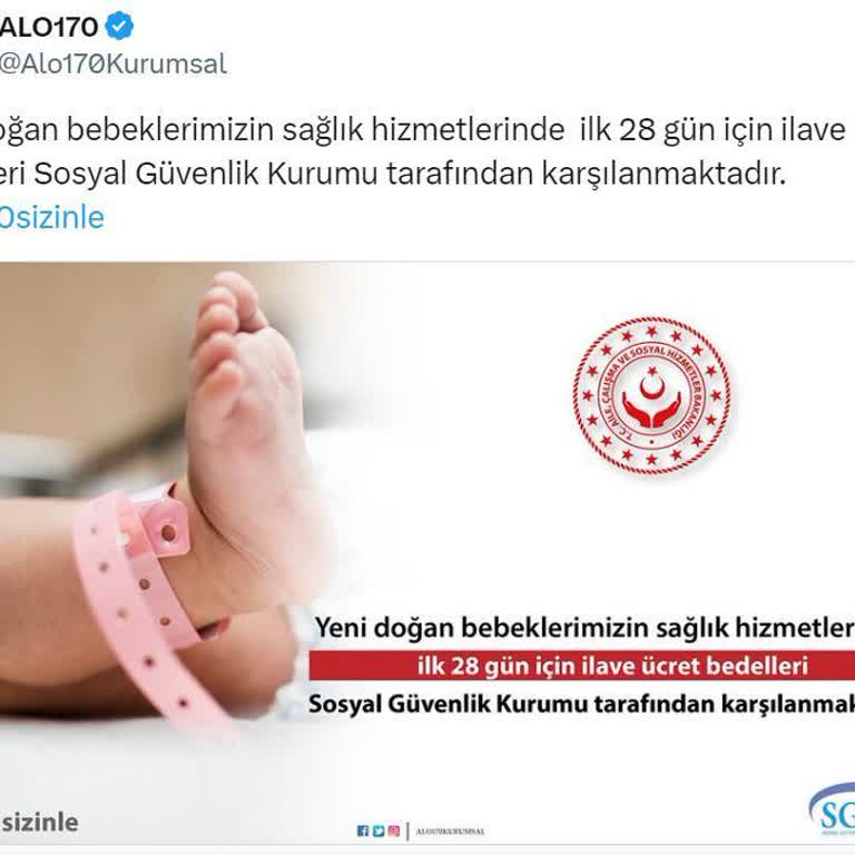 Afiyet Hastanesi Yeni Doğan Bebek Sağlık Hizmeti İçin Ek Ücret Talebi