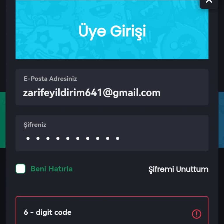 Odepin.com Ödepin Dijit Kod Hatası