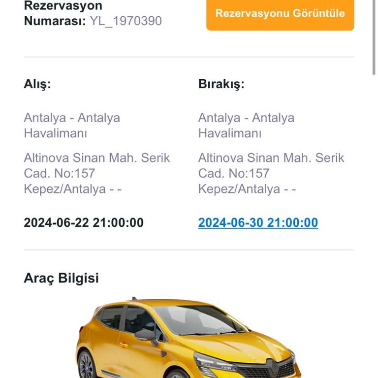 Yolcu360 En Kötü Araç Kiralama Uygulaması