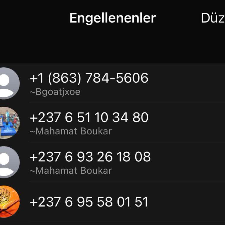 WhatsApp Yabancı Numaralar Beni Rahatsız Ediyor