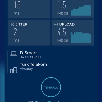 D-Smart İnternet Hız Problemi