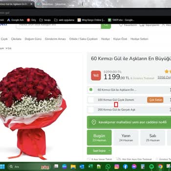 Çiçeksepeti.com Dan Çiçek Siparişi, Ben Çiçek İstedim Böcek Geldi