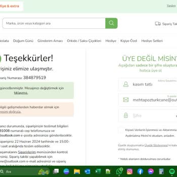 Çiçeksepeti.com Dan Çiçek Siparişi, Ben Çiçek İstedim Böcek Geldi