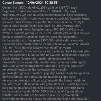 Garanti BBVA Garanti Ve Kuveyt Türk 2 Banka Arasında Kaybolan Altınlar Şikayetçiyim