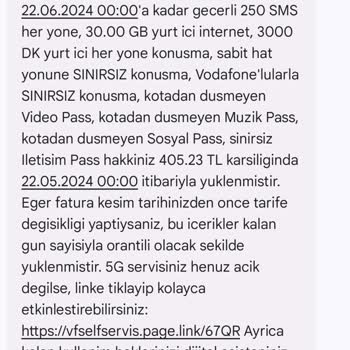 Vodafone Tarife Değişikliği Mağduriyeti