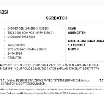 Türkiye Sigorta İzinsiz Ve Habersiz Yapılıp Çekilen Konut Sigortası Aidatı