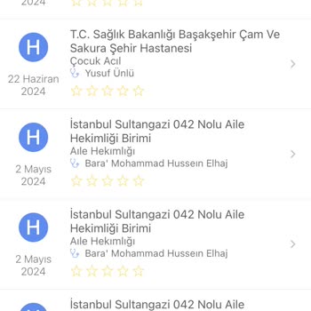 Başakşehir Çam ve Sakura Şehir Hastanesi Çocuk Acil Pişmanlık
