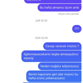 Home Perisi (İnstagram) Gönderilmeyen Ürün Ve İletişim Sorunları