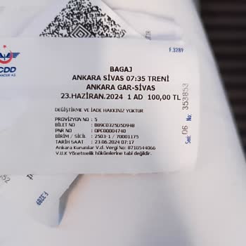 Yüksek Hızlı Tren Bagaj Ücreti