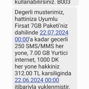 Vodafone Müşteri Hizmetleri Tarife Yenileme