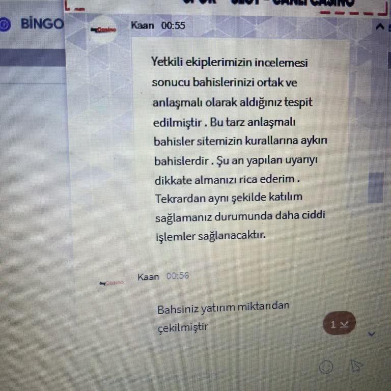 Bycasino Haksız Yere Bakiyemi Sildi