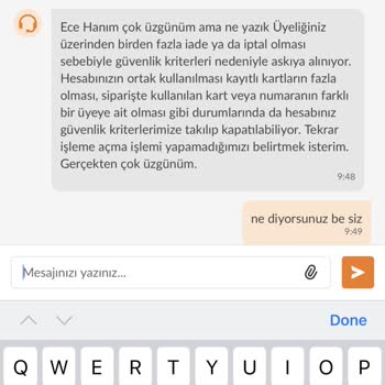 Trendyol GO Market İade Sorunu