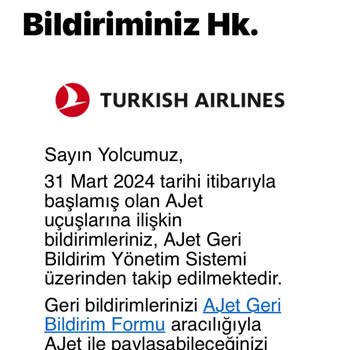 THY/Anadolu Jet-Ajet Arasında Yaşadığım Sorumluluk Kargaşası