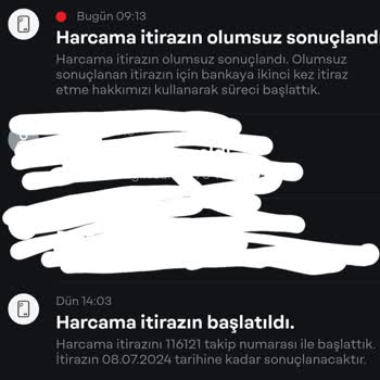 Papara İtiraz Talebim Acil Yardim İstiyorum