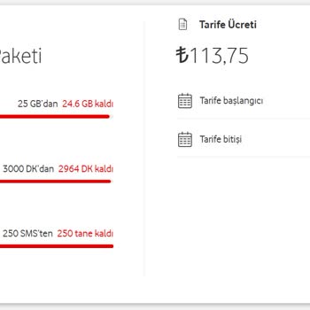 Vodafone Çok Yüksek Teklif
