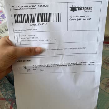 Kitap Seç Kitaplarım Eksik Geldi