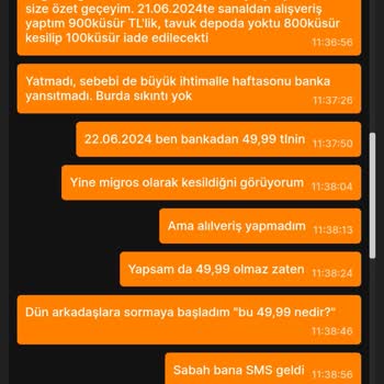 Migros Param Habersiz Para Çekimi