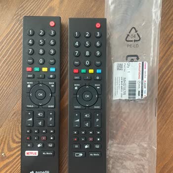 Arçelik TV Kumandası Orijinal Değil