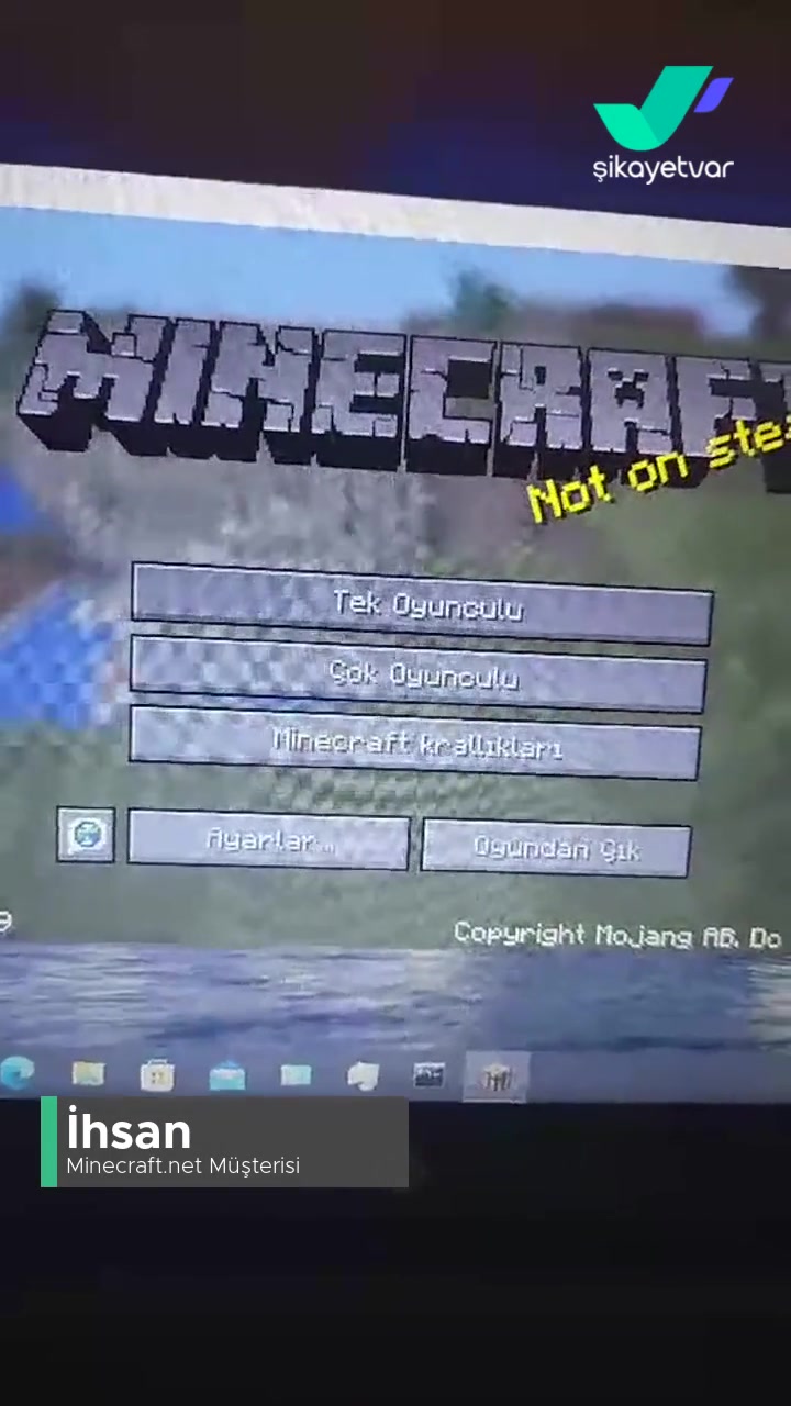 Minecraft.net Orijinal Launcher'den Sunuculara Giremiyorum! videonun kapak resmi