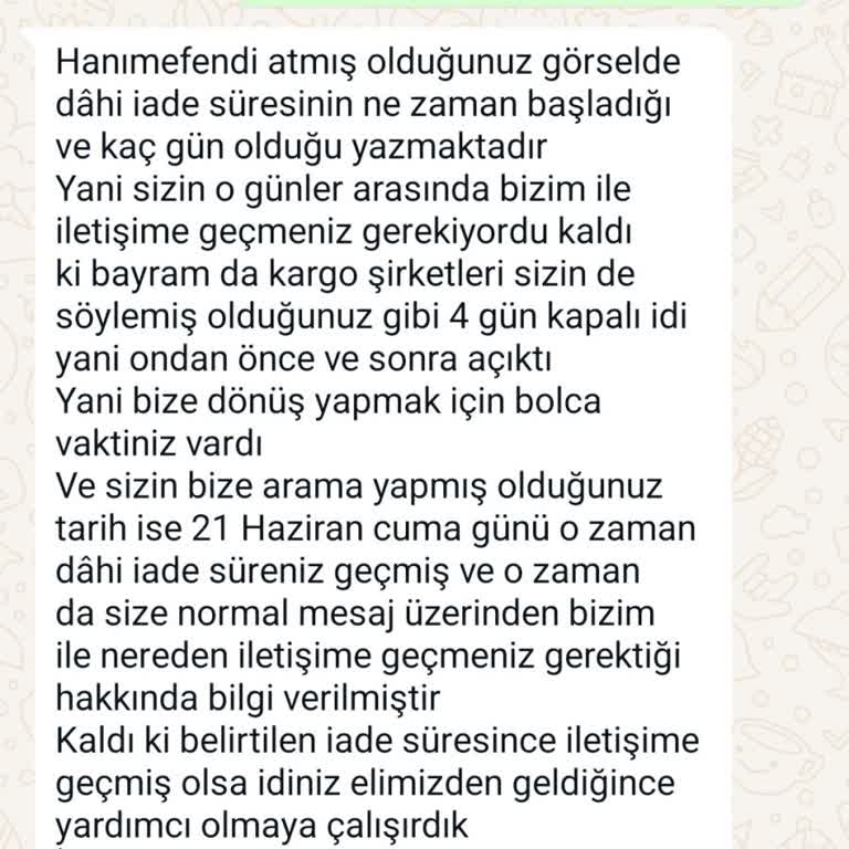 Feray Kaya İade Talebi Reddi