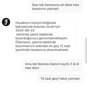 Gardrops Kazancımı Yatırmadı! Canlı Destek İlgilenmedi